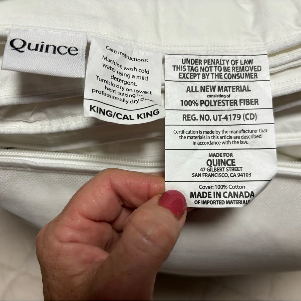 Quince All-Season Premium Down Alternative Comforter - King - Picture 14 of 14